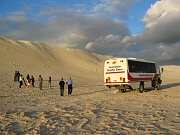 coach at dune for sandboarding