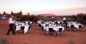 Sounds of Silence dinner Ayers Rock Uluru Australia