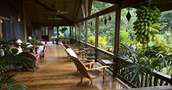 lodge restaurant veranda. photo by Roy Toft/the lodge at pico bonito